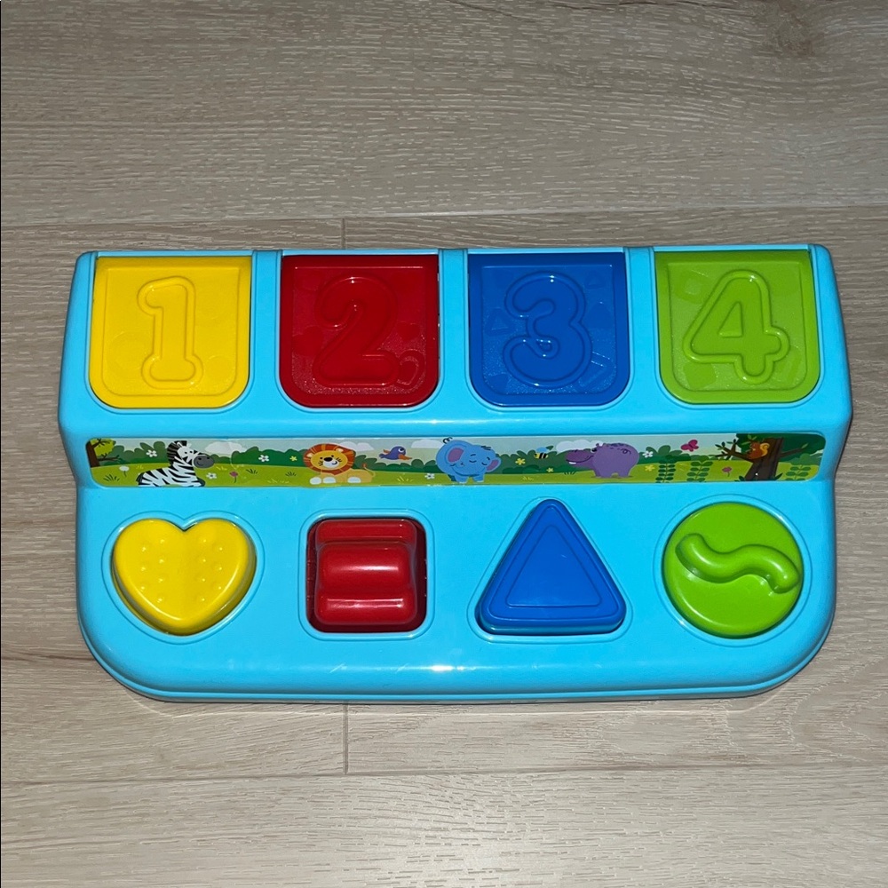 Playgo Toys Kids Pop Up Busy Board Popping Toy